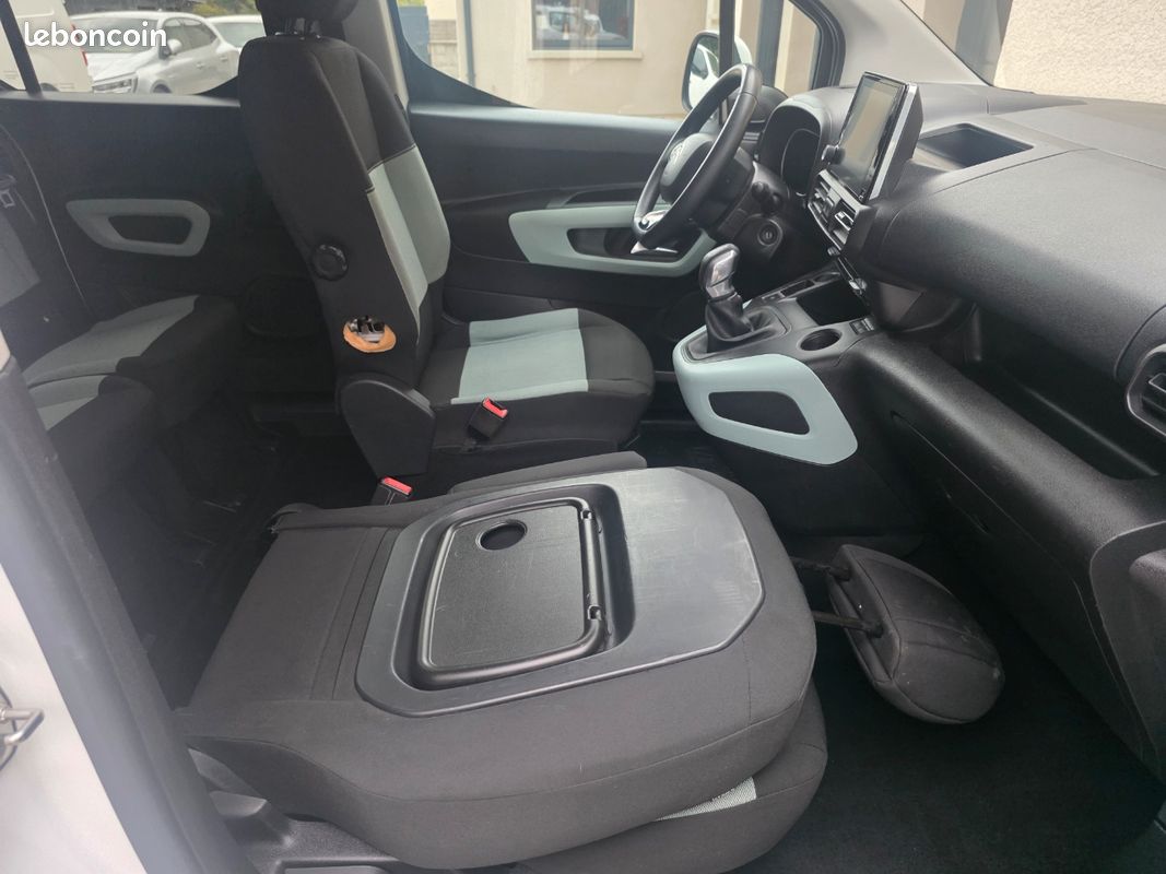 ✅CITROEN BERLINGO TAILLE M BLUE HDI hdi 100s&s BVM5 SHINE ⏩️PREMIERE MAIN⏩️ AVEC ENTRETIEN CONSTRUCTEUR (image 10)