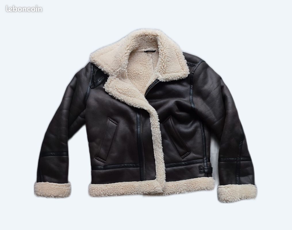 Cuir Homme Zara Manteau Simili Cuir Zara Manteau Blouson Chaud