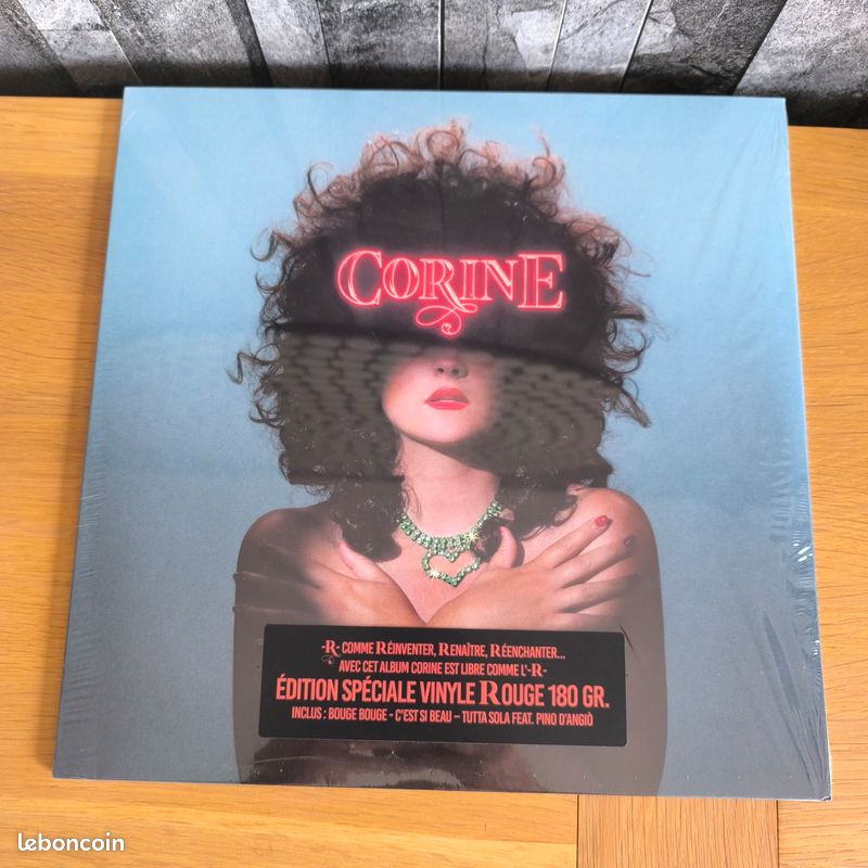 Vinyle couleur 33T Corine "R" (image 2)
