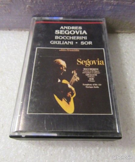 Cassette audio Andrès Segovia (image 1)