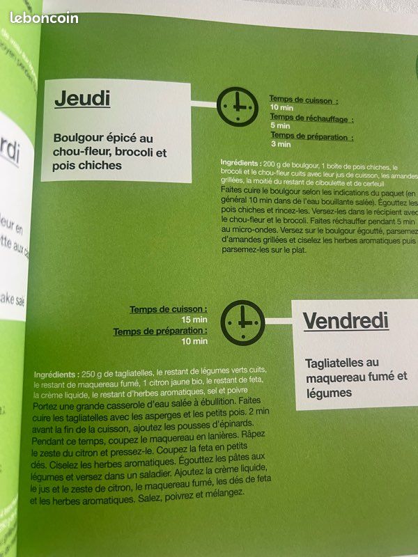 Livre en 2 h je cuisine pour la semaine (image 4)
