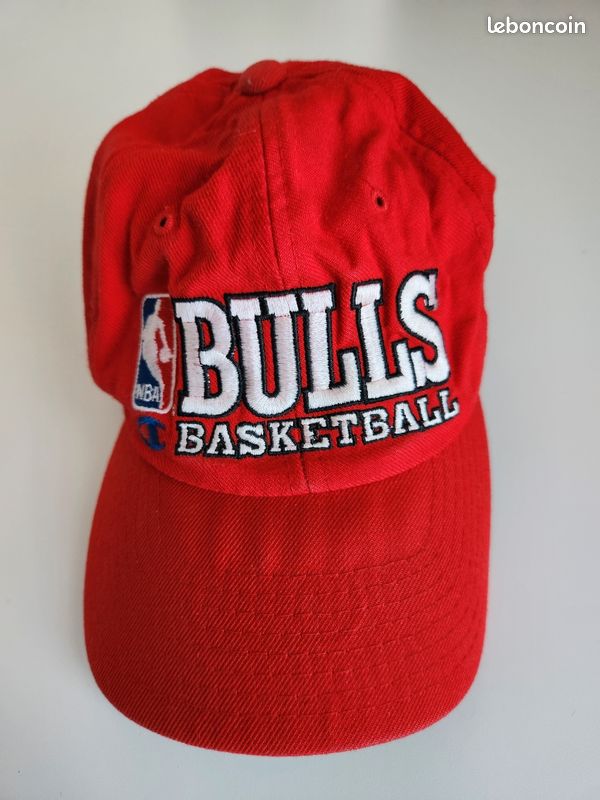 Casquette Vintage Chicago Bulls NBA - Noir - Taille Unique - Occasion
