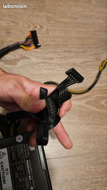 🟢 Alimentation PC 500W Semi-Modulaire — Cooler Master Silent Pro M500 (80 PLUS / Silencieuse) (image 9)