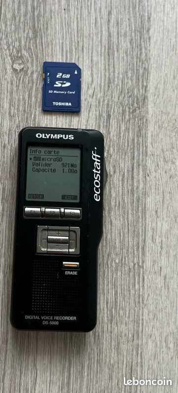Dictaphone numérique Olympus DS-5000 professionnel (image 1)