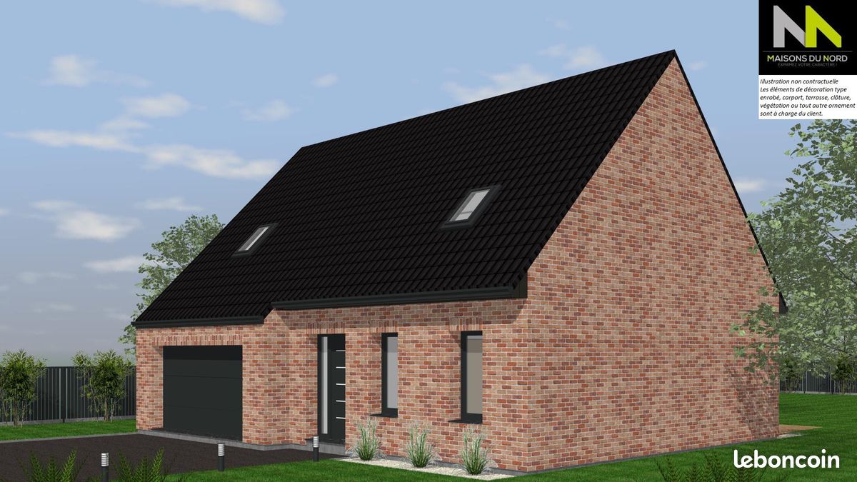 Maison 5 pièces 109 m² · à Mons-en-Pévèle · 109 m² · 311 000 €