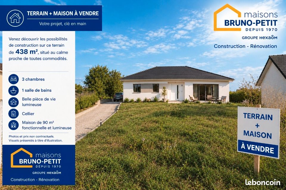 Maison 4 pièces 90 m² · à Bourdettes · 90 m² · 193 000 €