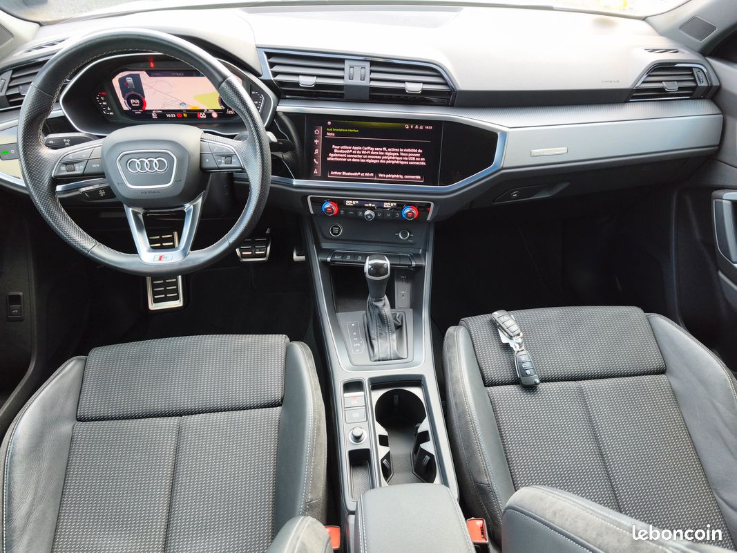 Q3 Sportback 2.0 TDI 150 cv S tronic 7 S line / 1°Main / Excellent Etat (image 2)