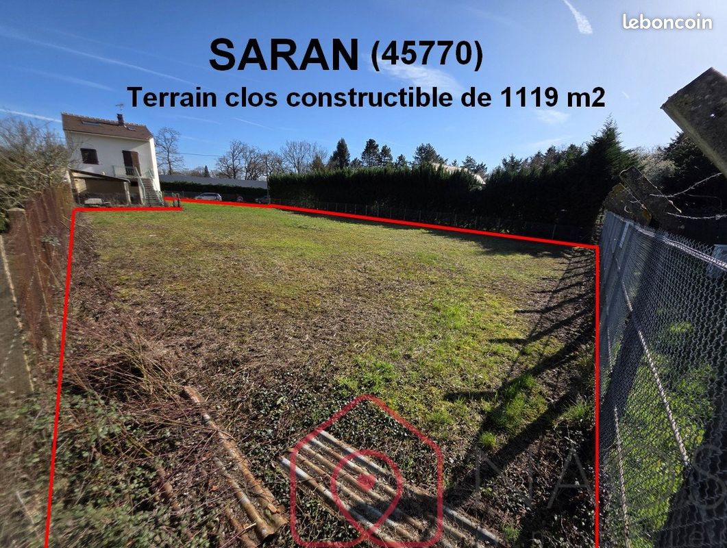 Terrain 1190 m² SARAN · 223 000 €