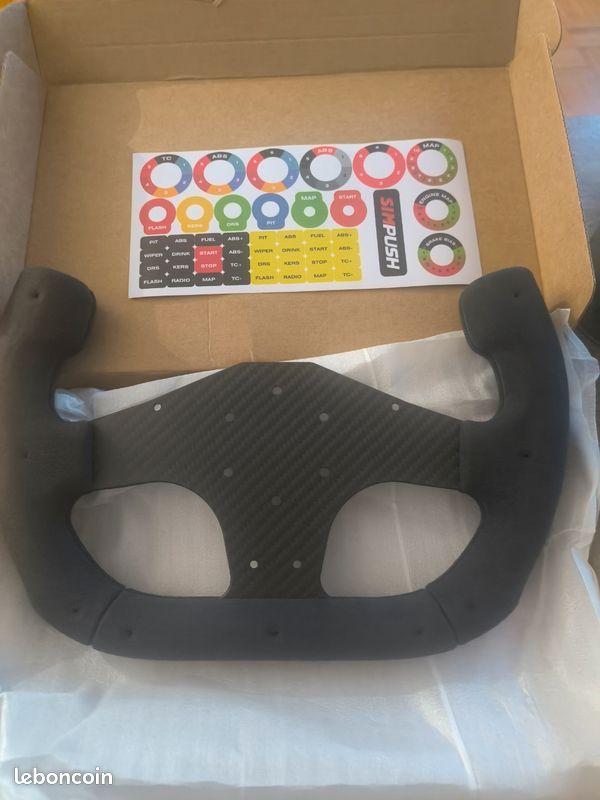 Mod simpush Thrusmaster carbone pour hub sparco R383 & sparco P310 neuf (image 1)