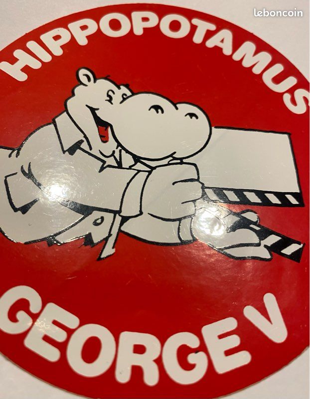 Autocollant Hippopotamus - George 5 (image 5)