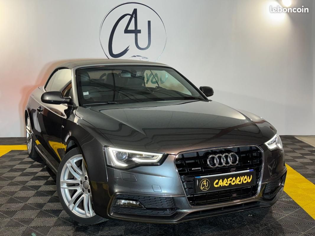 Audi A5 S-line Cabriolet Quattro 3.0 TDI S-Tronic 245 ch Régulateur de vitesse, Sièges Alcantara,... (image 3)