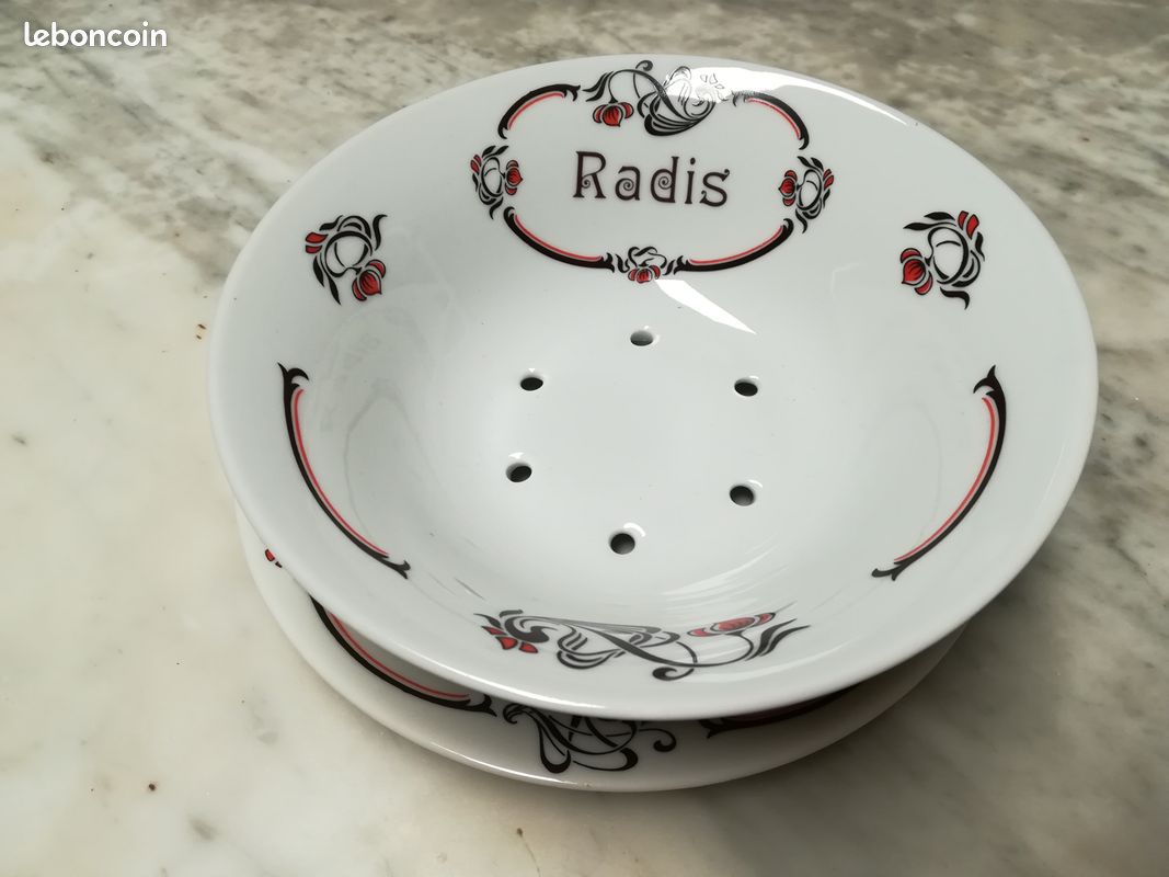 égouttoir a radis en porcelaine (image 1)