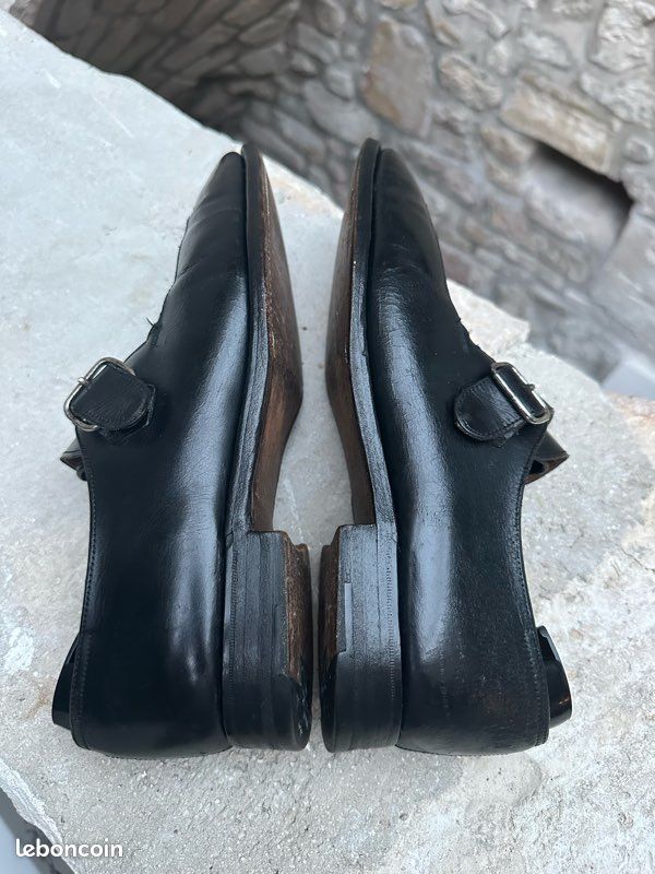 Chaussures John Lobb BORSA En Cuir Grainé - Taille 41 EU, Occasion Très Bon état