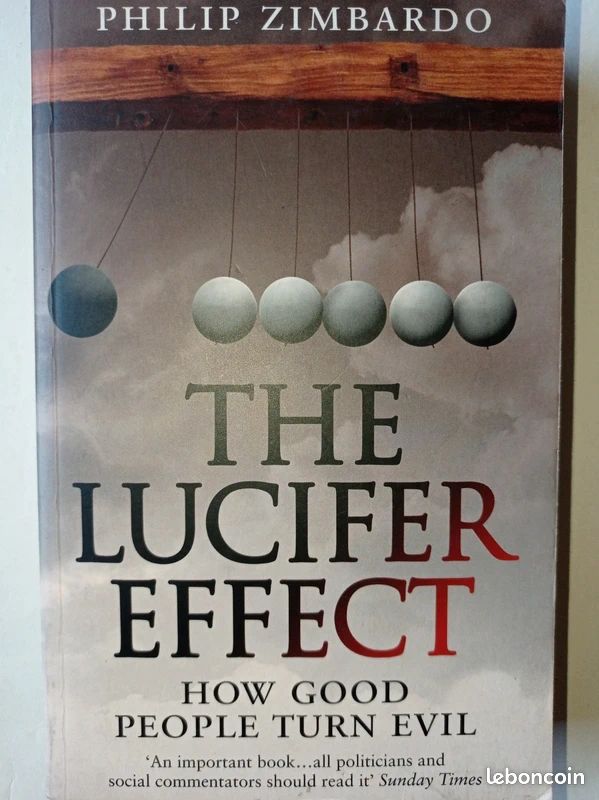 RARE livre the lucifer effect Philip Zimbardo (image 1)