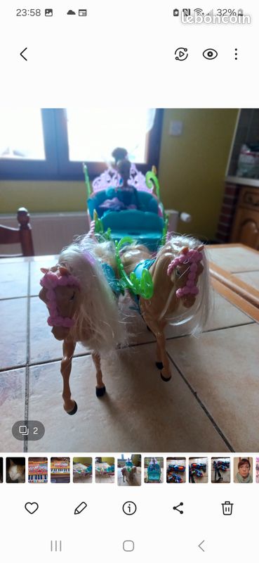 Carrosse barbie barbie inclus (image 2)