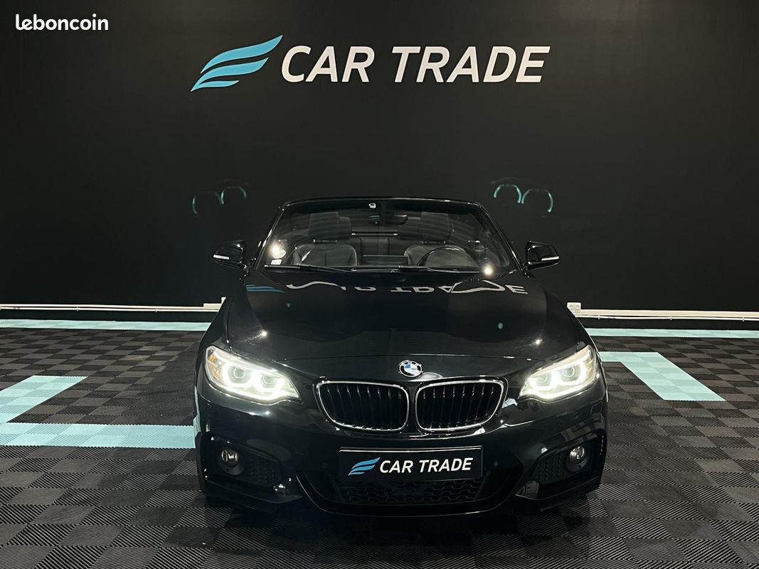 BMW SERIE 2 220i Cabriolet - BVA - M Sport - SUIVI COMPLET - CAMERA DE RECUL - CARPLAY (image 8)