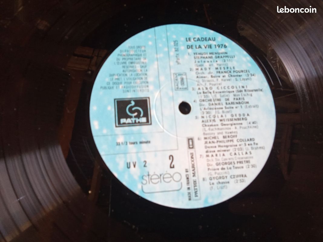 Lot vinyle. Le cadeau de la vie (image 9)