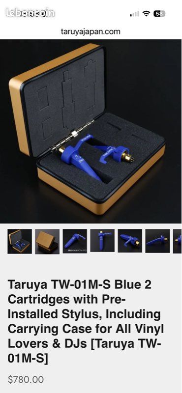 TARUYA TW-01M-S (bleu) paire + stylus (image 5)