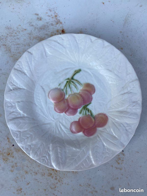 4 Assiettes Dessert motif Fruits Salins les Bains (image 5)