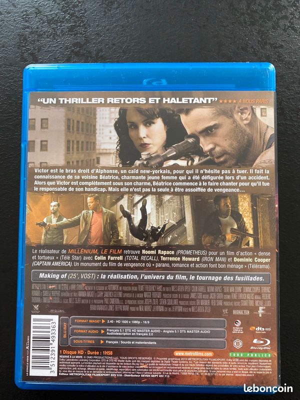 Blu-ray DEAD MAN DOWN (image 2)