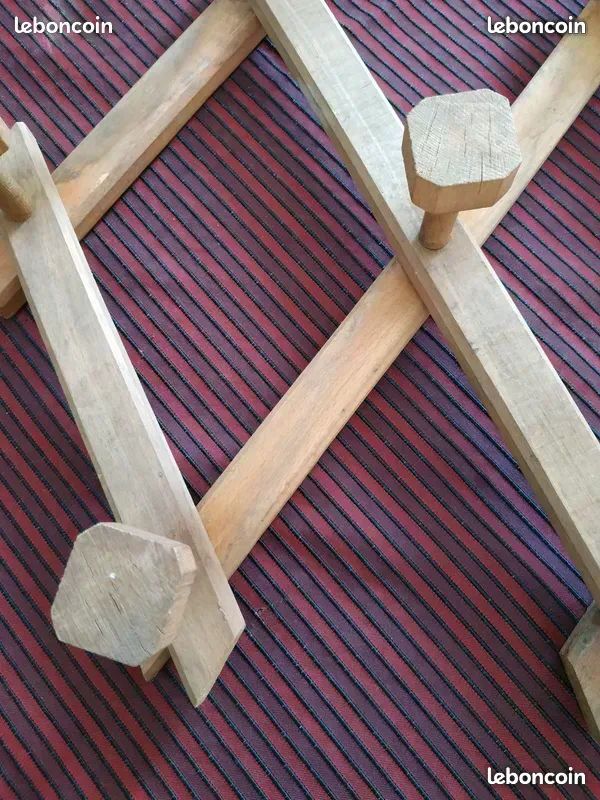 Porte-manteau mural extensible en bois Vintage (image 8)
