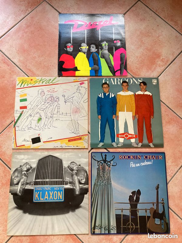 Vinyles rock francais annee 80 edition rare (image 1)