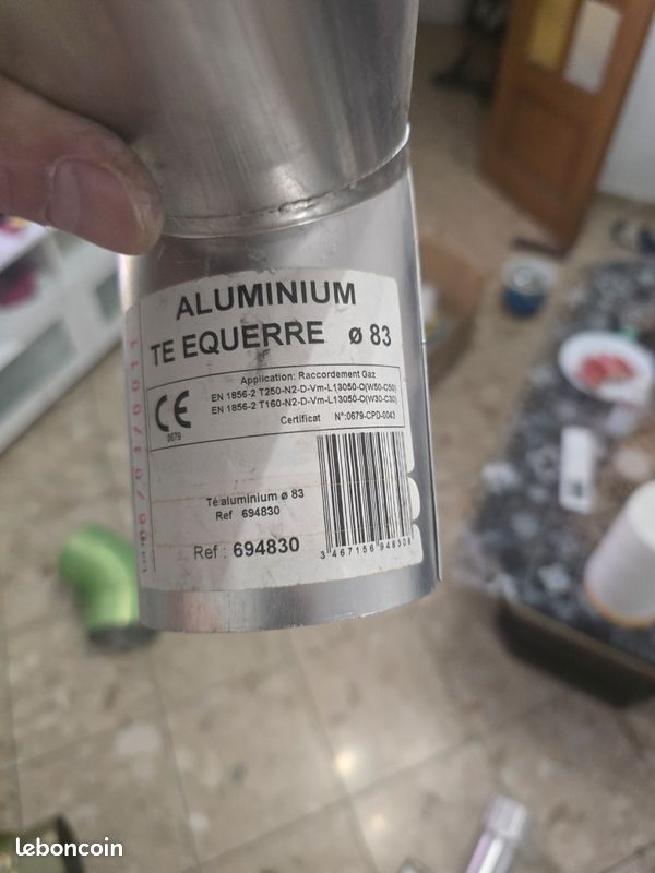 Té équerre aluminium 83 mm (image 3)