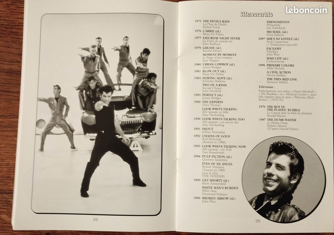 Grease dossier de presse original 1995 (image 6)
