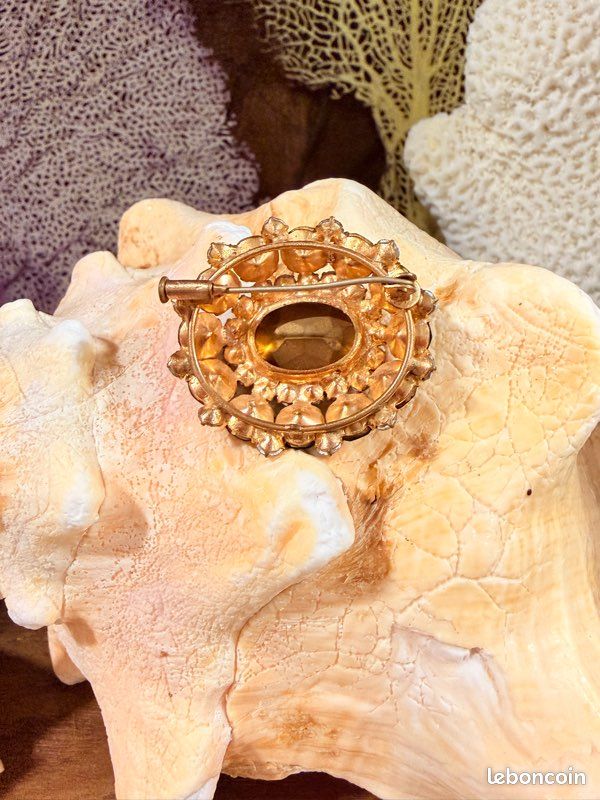 Broche Ancienne Superbe - Bijou Vintage D'occasion, Pièce Unique Et élégante