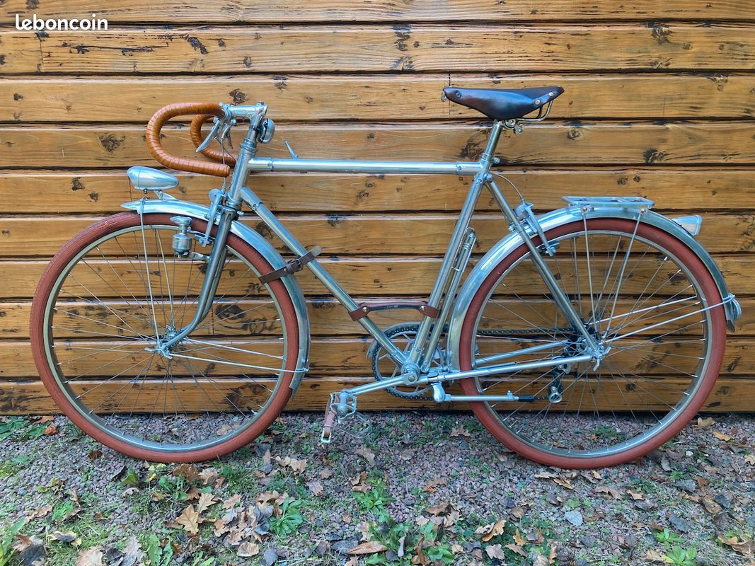 Phare Avant Vélo Randonneur Vintage JOS 431C - Marque Française, Pour Herse, Singer, Routens...