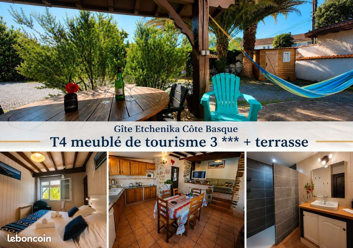 Appartement 4 pièces 74 m² · à Saint-Pée-sur-Nivelle · 74 m² · 795 €