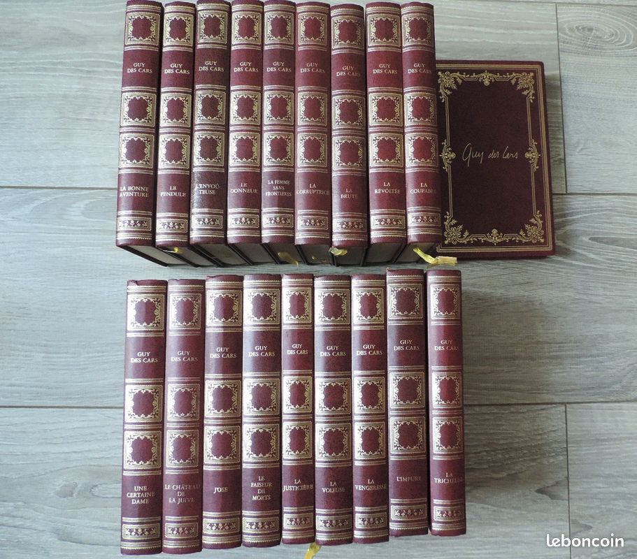 Collection livres broches « guy des cars » x 19 (image 1)