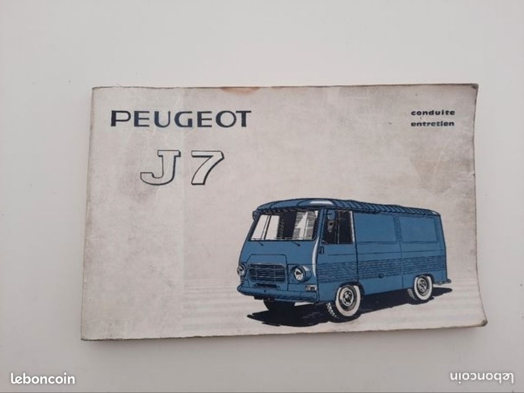 Manuel de conduite et d entretien J7 PEUGEOT (image 1)