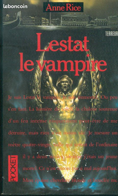 Fantastique/horreur Anne Rice Lestat le vampire (image 1)