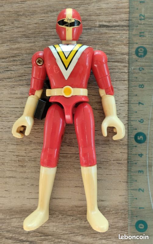 Figurine Vintage Jetman Bioman 2 Sentai - Force Rose Bandai Taiwan 1990