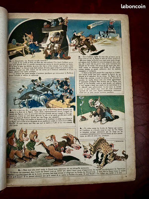 La Bête est morte – Calvo – Deuxième fascicule – Édition originale 1945 – Rare (image 4)