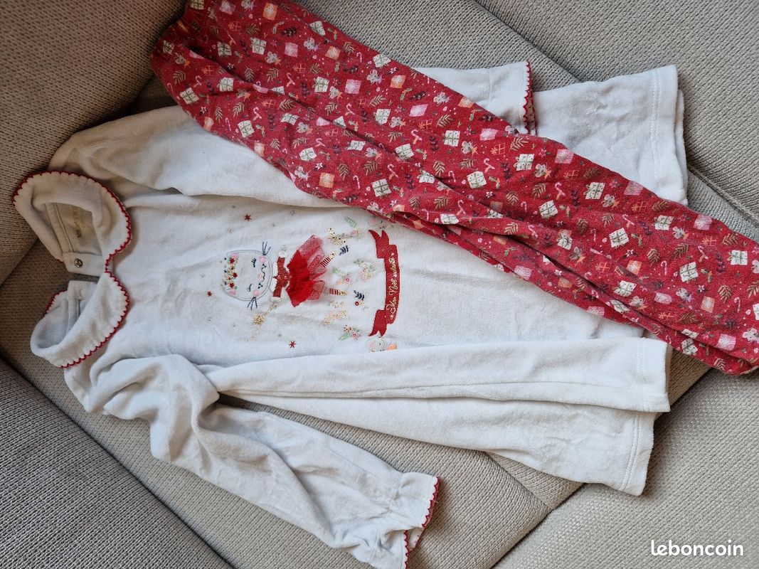 Sergent Major Chemise De Nuit Noel Fille Pyjama Sergent Major Ans