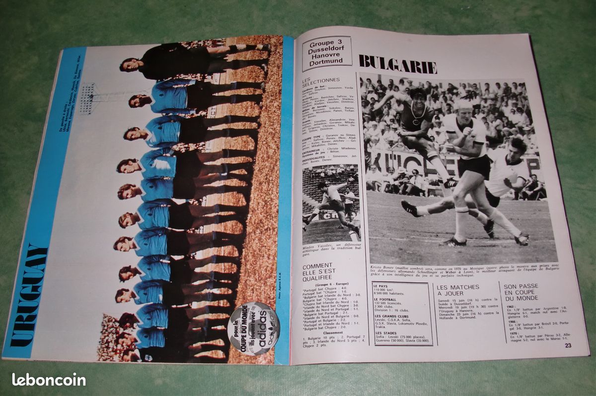 FOOTBALL MAGAZINE N° 173 - GUIDE SPÉCIAL COUPE DU MONDE 1974 - LES 16 ÉQUIPES - NEUF