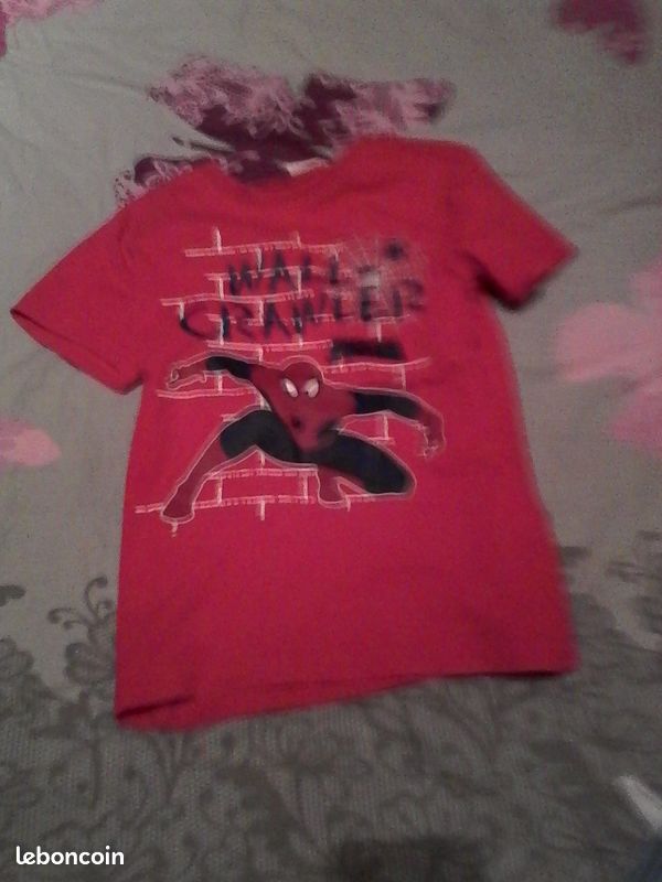 Tee shirt ete spiderman 5a (image 1)