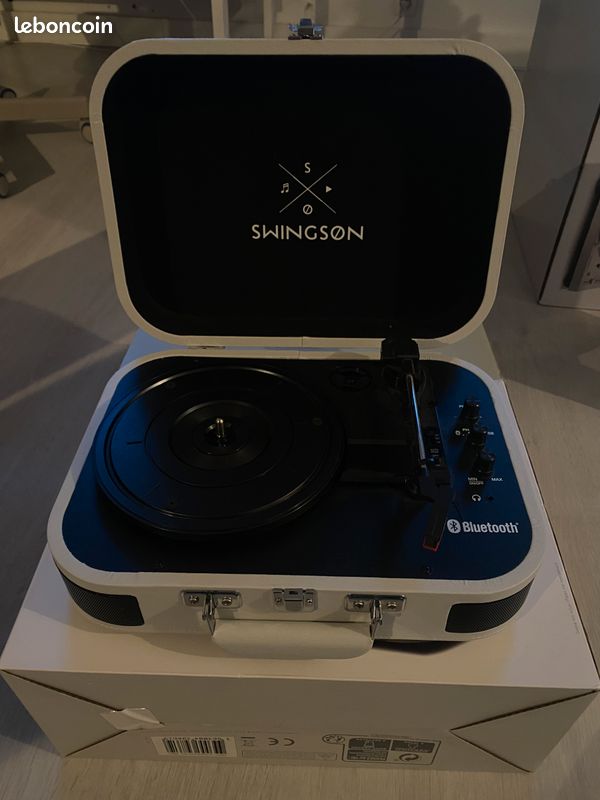 Platine Vinyle Vintage Swingson On Stage BT+ avec Bluetooth & Enc