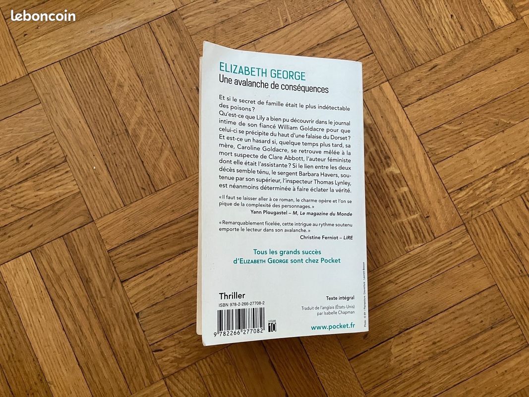 Une avalanche de conséquences, de Elizabeth George (image 2)