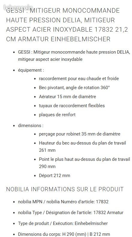 Mitiguer gessi delia noir mat 60515#299 (image 5)