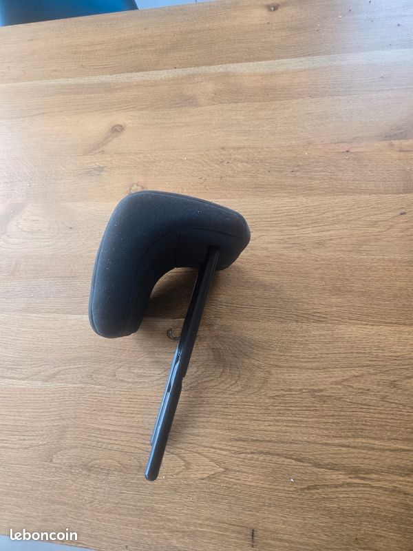 Appui-tête arrière gauche ou droit tissu noir Renault — Entre-axe 110 mm (image 2)
