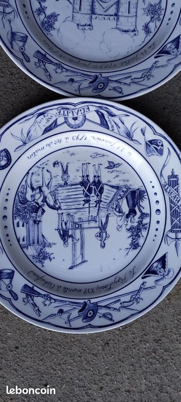 Assiettes décoratives histoire de France (image 3)