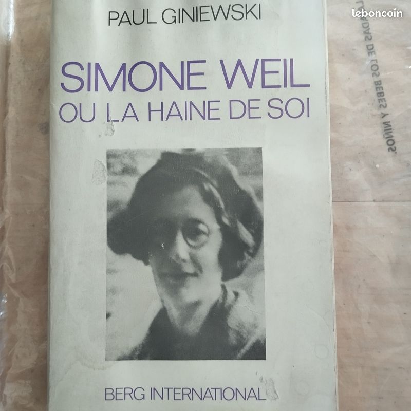 Simone Weil ou la Haine de soi (image 1)