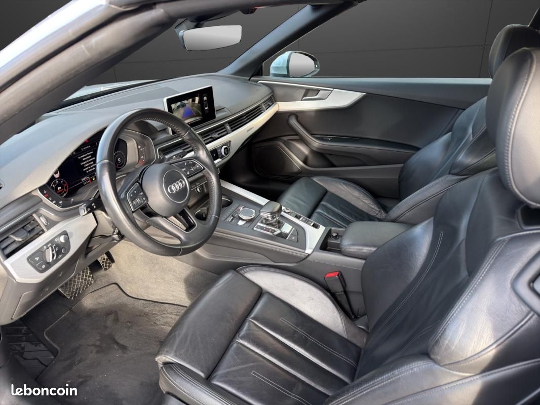 Audi A5 Cabriolet V6 3.0 TDI 218 S tronic 7 Quattro Design Luxe FRANCAISE (image 13)