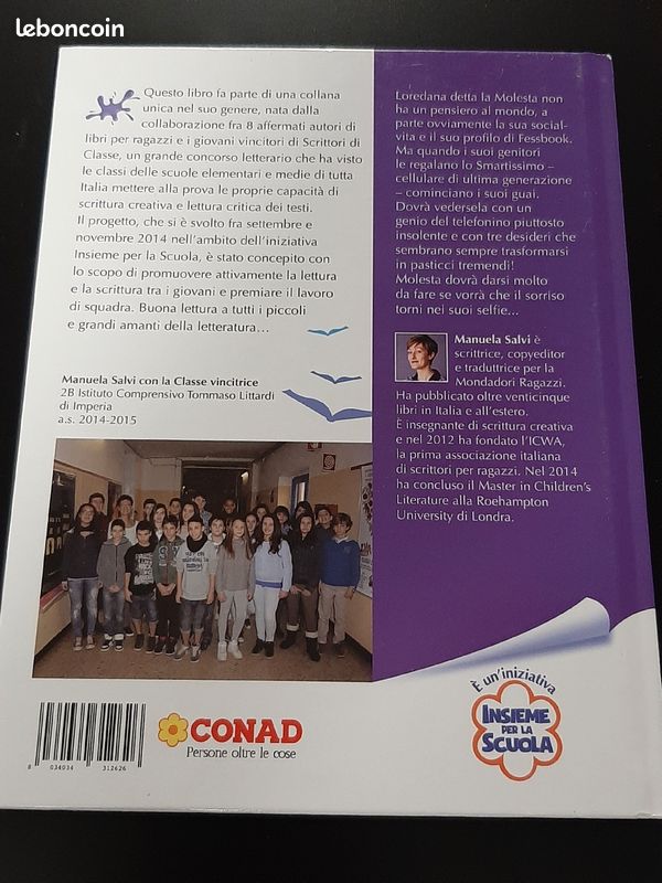 Livre en italien "Tre desideri molto smart" de Manuela Salvi (image 2)