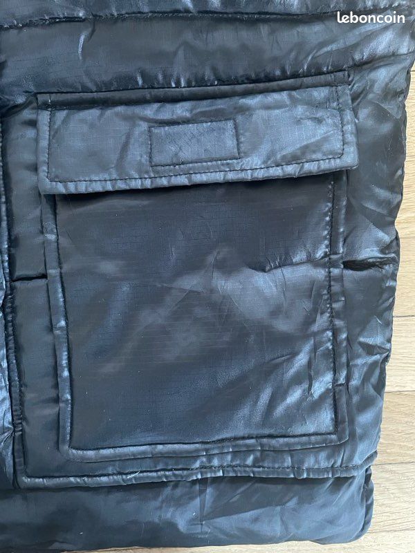 Doudoune sans manche vintage homme effet enduit Polo Club taille S (image 5)