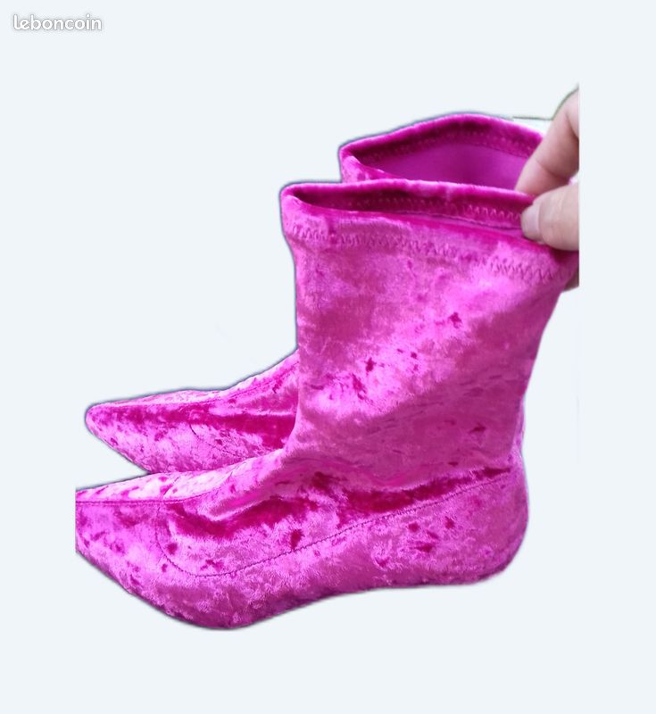 Bottines pour déguisement 38 rose vif (image 1)