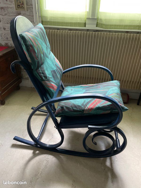 Rocking-chair bois tourné (image 2)